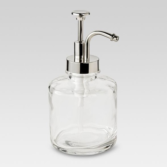 Threshold Other - Threshold Glass Oil Can Soap Pump Dispenser Clear
